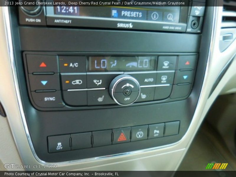 Deep Cherry Red Crystal Pearl / Dark Graystone/Medium Graystone 2013 Jeep Grand Cherokee Laredo