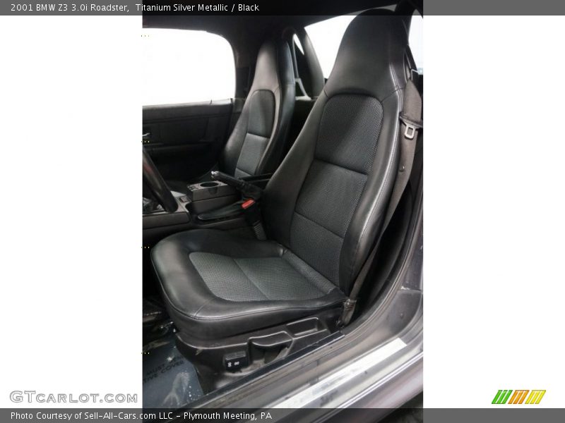 Titanium Silver Metallic / Black 2001 BMW Z3 3.0i Roadster