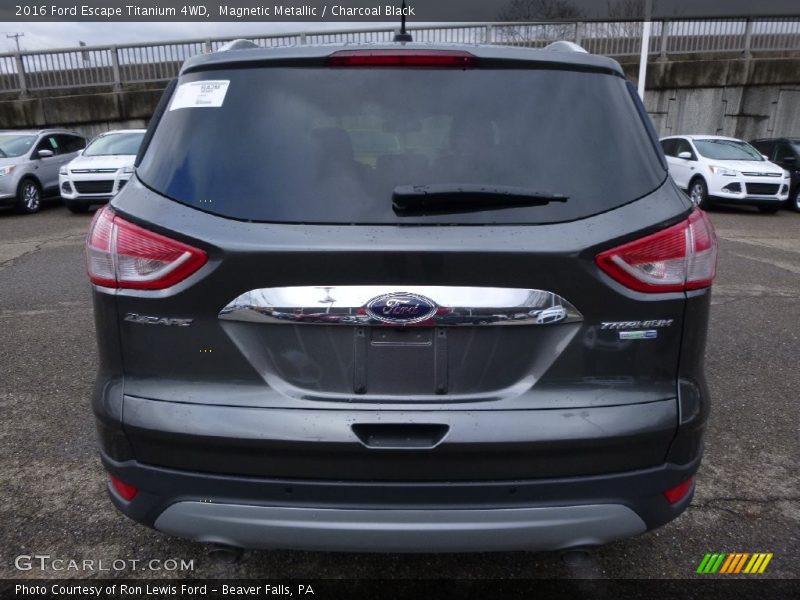 Magnetic Metallic / Charcoal Black 2016 Ford Escape Titanium 4WD