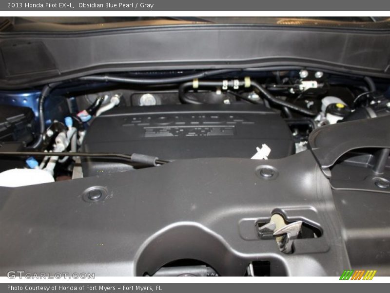Obsidian Blue Pearl / Gray 2013 Honda Pilot EX-L