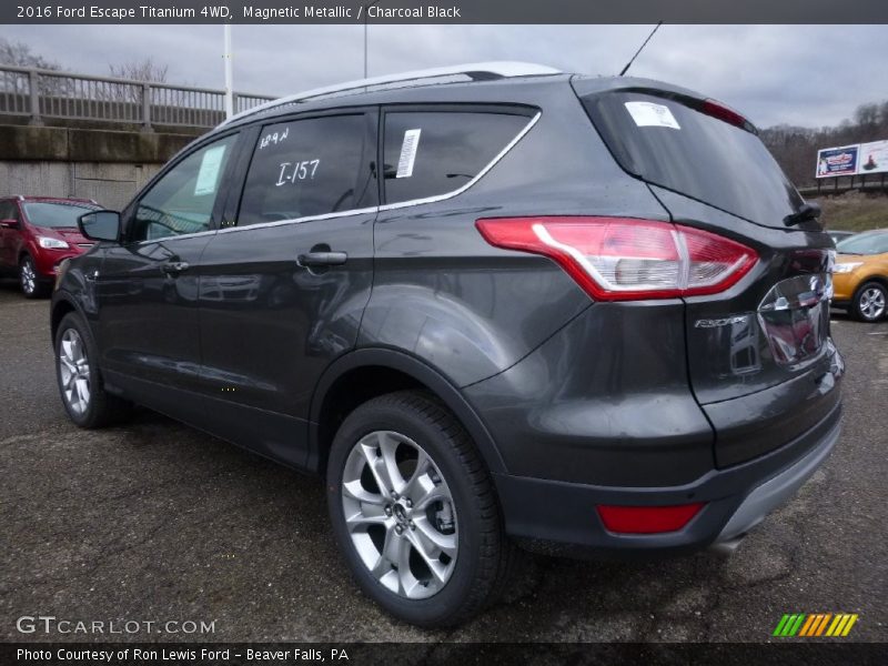 Magnetic Metallic / Charcoal Black 2016 Ford Escape Titanium 4WD