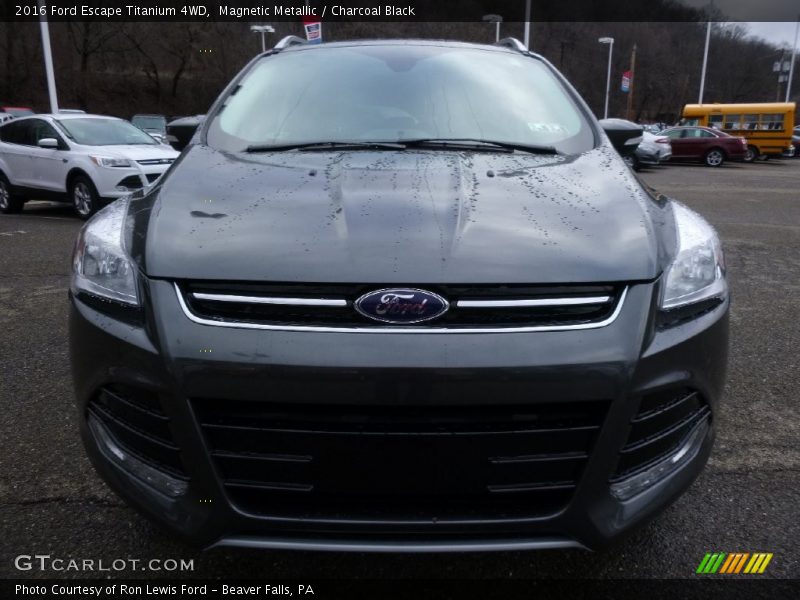 Magnetic Metallic / Charcoal Black 2016 Ford Escape Titanium 4WD
