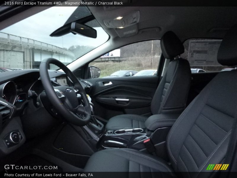 Magnetic Metallic / Charcoal Black 2016 Ford Escape Titanium 4WD