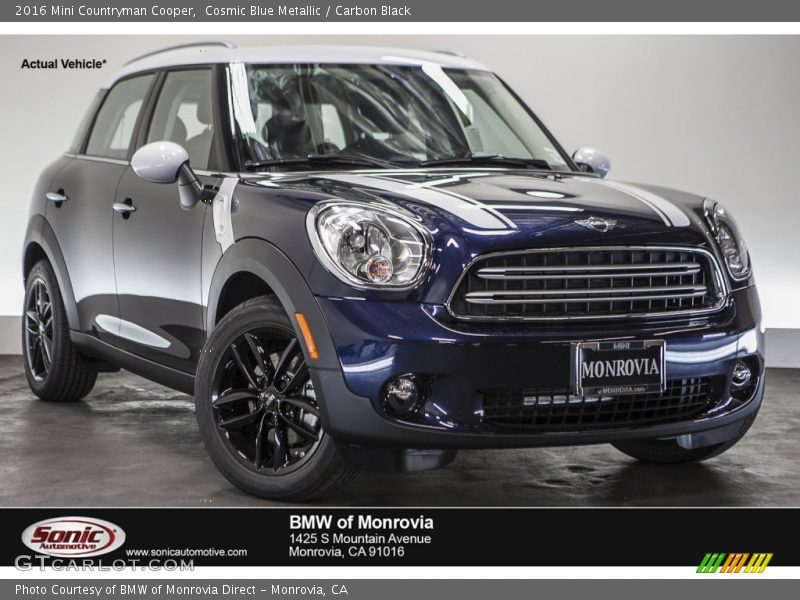 Cosmic Blue Metallic / Carbon Black 2016 Mini Countryman Cooper