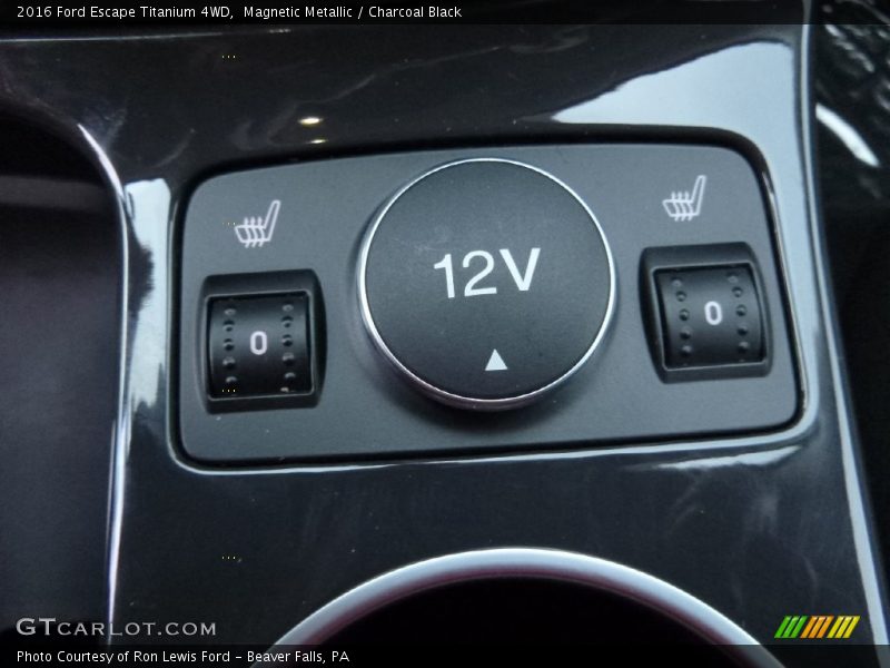 Magnetic Metallic / Charcoal Black 2016 Ford Escape Titanium 4WD
