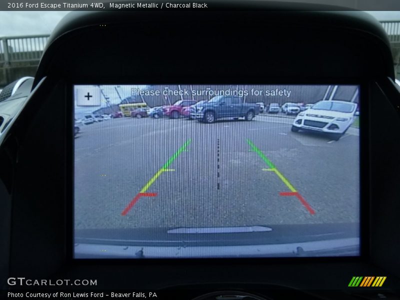 Magnetic Metallic / Charcoal Black 2016 Ford Escape Titanium 4WD