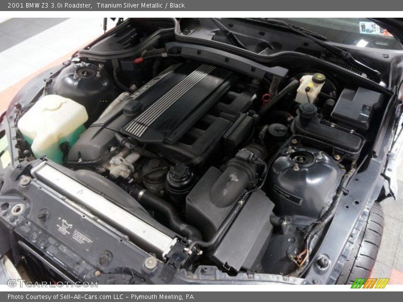 Titanium Silver Metallic / Black 2001 BMW Z3 3.0i Roadster
