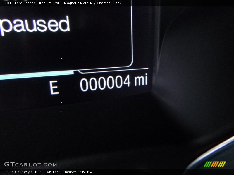 Magnetic Metallic / Charcoal Black 2016 Ford Escape Titanium 4WD