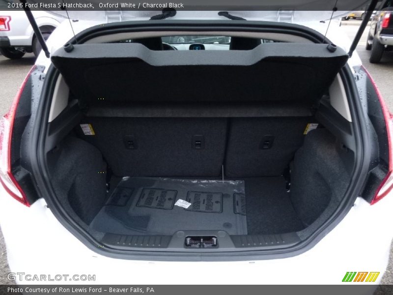  2016 Fiesta S Hatchback Trunk