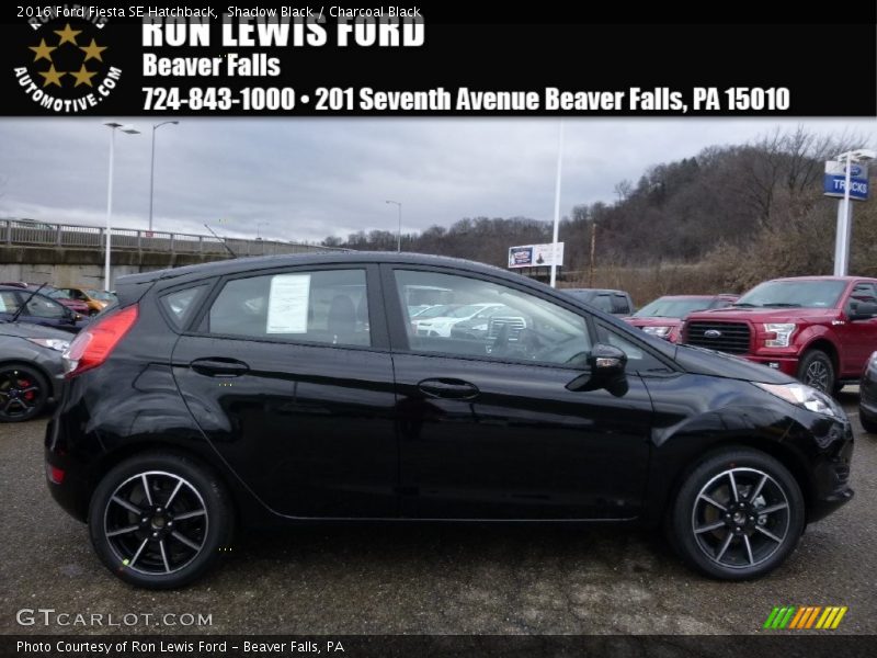 Shadow Black / Charcoal Black 2016 Ford Fiesta SE Hatchback