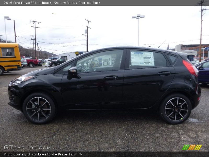 Shadow Black / Charcoal Black 2016 Ford Fiesta SE Hatchback