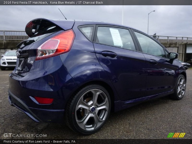 Kona Blue Metallic / ST Charcoal Black 2016 Ford Fiesta ST Hatchback