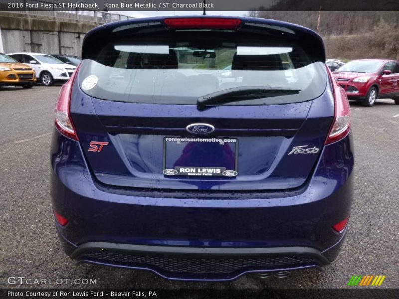 Kona Blue Metallic / ST Charcoal Black 2016 Ford Fiesta ST Hatchback