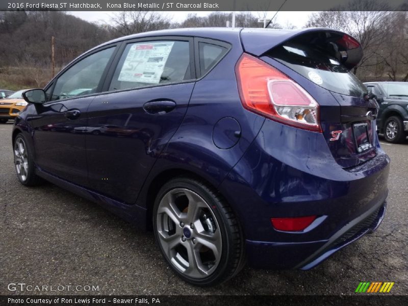 Kona Blue Metallic / ST Charcoal Black 2016 Ford Fiesta ST Hatchback