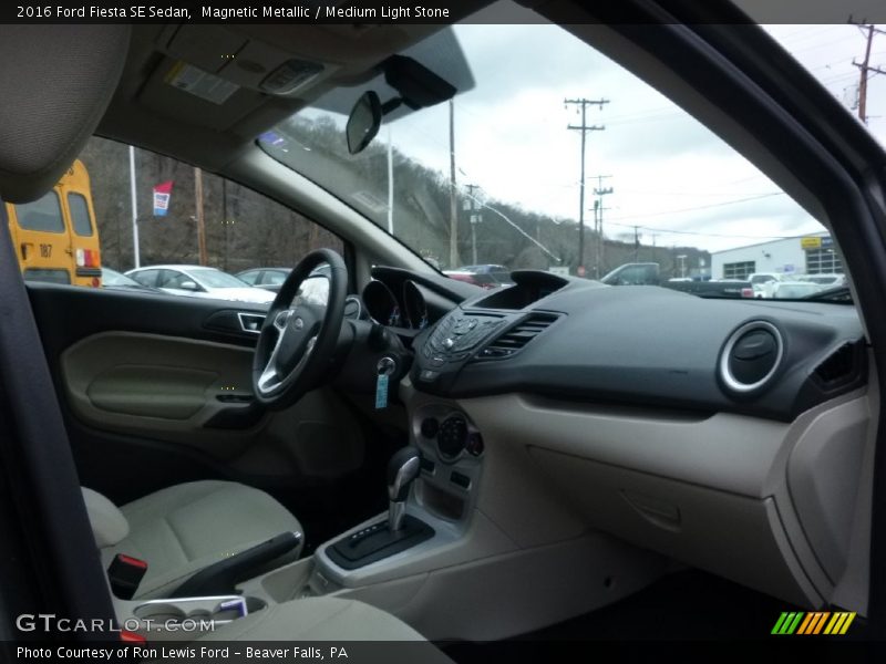 Magnetic Metallic / Medium Light Stone 2016 Ford Fiesta SE Sedan