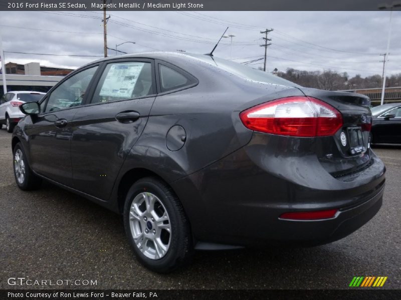 Magnetic Metallic / Medium Light Stone 2016 Ford Fiesta SE Sedan