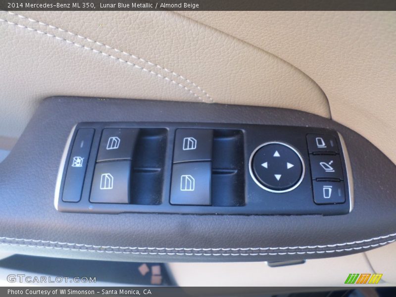 Lunar Blue Metallic / Almond Beige 2014 Mercedes-Benz ML 350