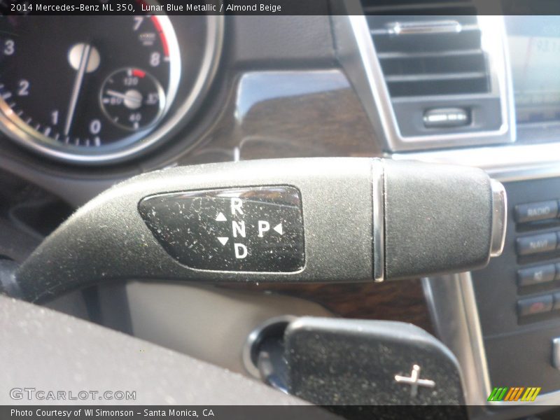 Lunar Blue Metallic / Almond Beige 2014 Mercedes-Benz ML 350