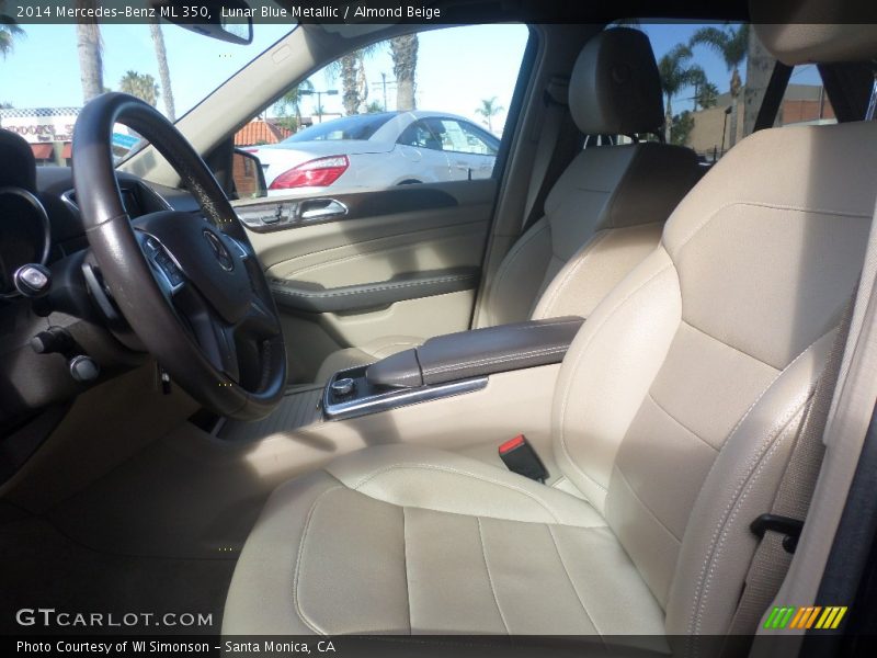 Lunar Blue Metallic / Almond Beige 2014 Mercedes-Benz ML 350