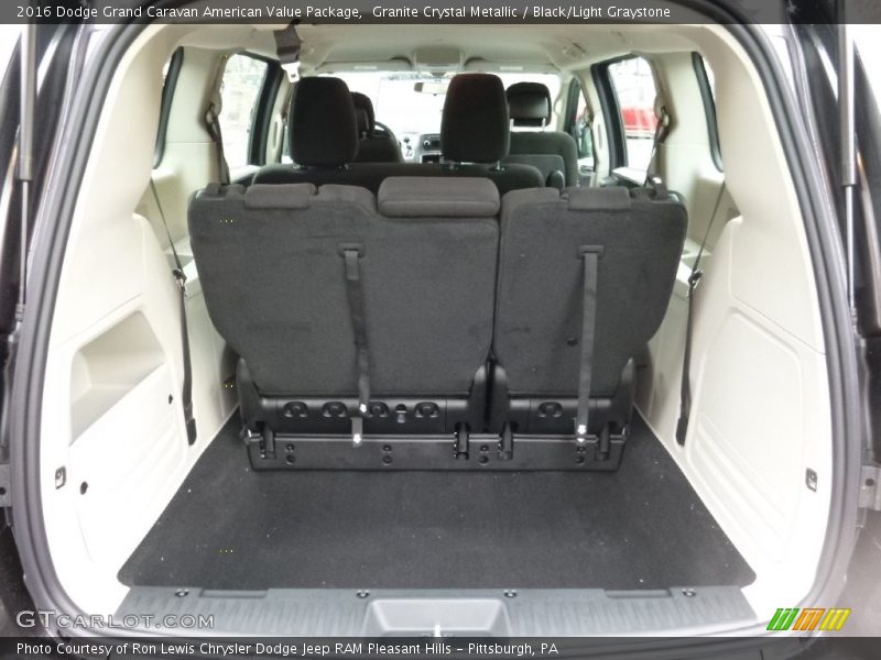 Granite Crystal Metallic / Black/Light Graystone 2016 Dodge Grand Caravan American Value Package