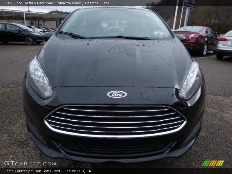 Shadow Black / Charcoal Black 2016 Ford Fiesta S Hatchback
