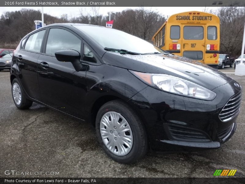 Shadow Black / Charcoal Black 2016 Ford Fiesta S Hatchback