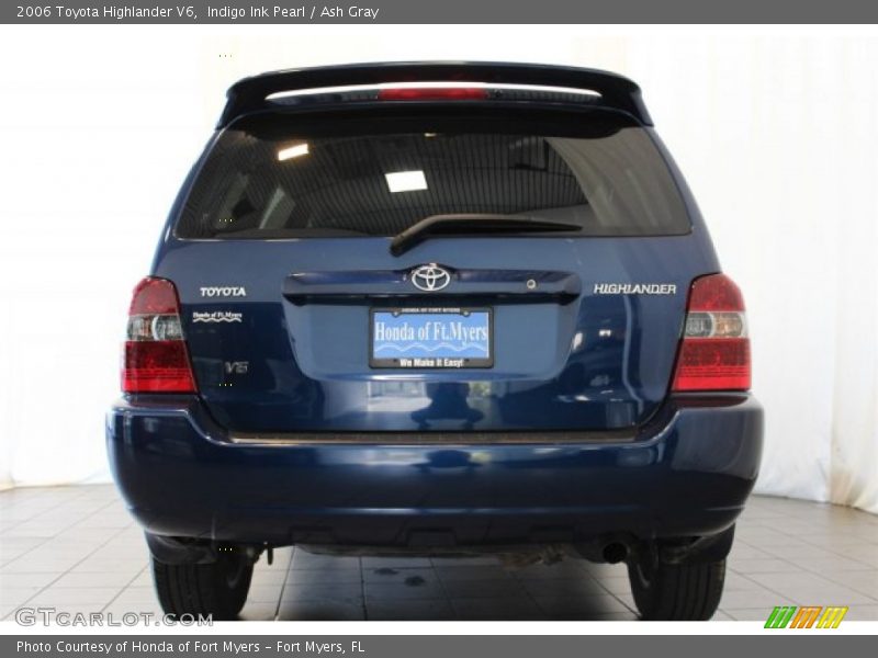 Indigo Ink Pearl / Ash Gray 2006 Toyota Highlander V6