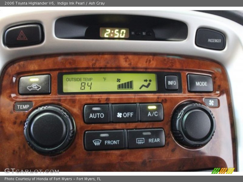 Indigo Ink Pearl / Ash Gray 2006 Toyota Highlander V6
