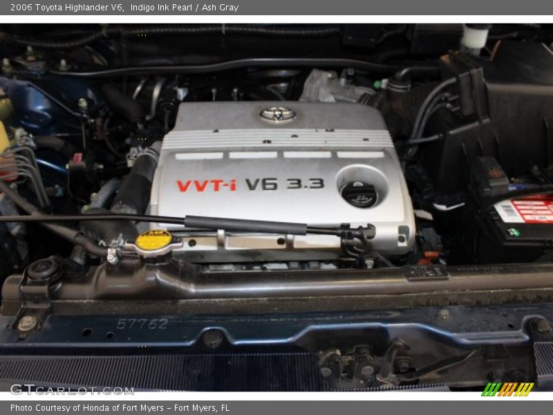 Indigo Ink Pearl / Ash Gray 2006 Toyota Highlander V6