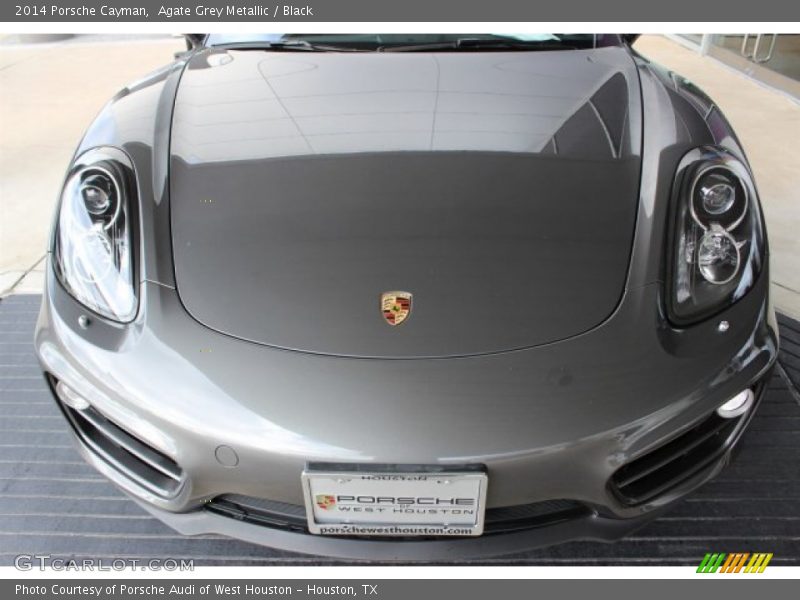 Agate Grey Metallic / Black 2014 Porsche Cayman