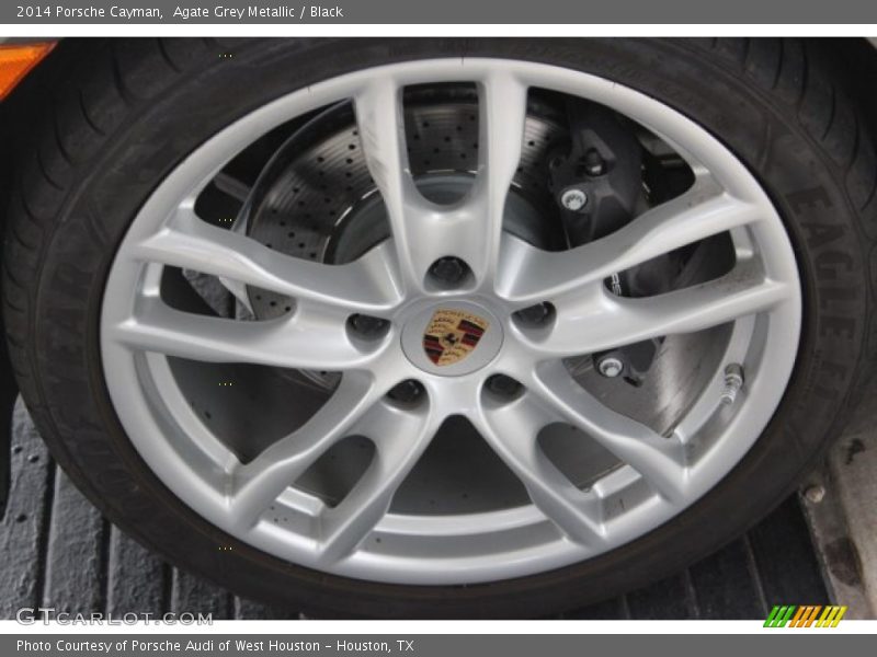 Agate Grey Metallic / Black 2014 Porsche Cayman