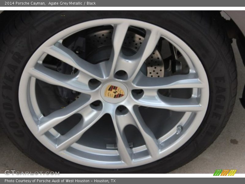 Agate Grey Metallic / Black 2014 Porsche Cayman