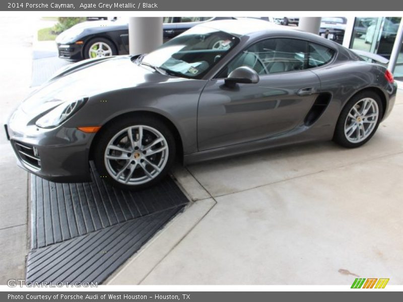 Agate Grey Metallic / Black 2014 Porsche Cayman