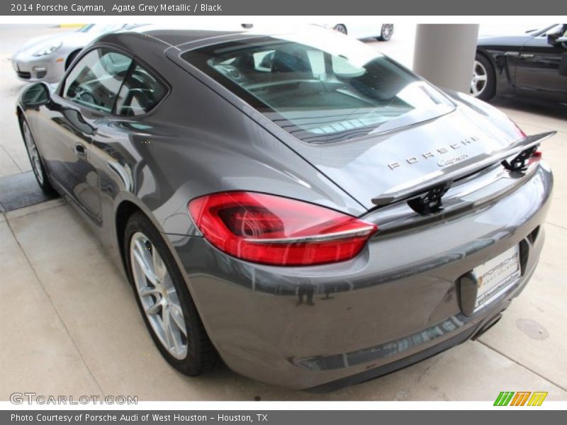 Agate Grey Metallic / Black 2014 Porsche Cayman
