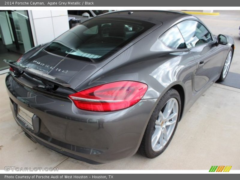 Agate Grey Metallic / Black 2014 Porsche Cayman