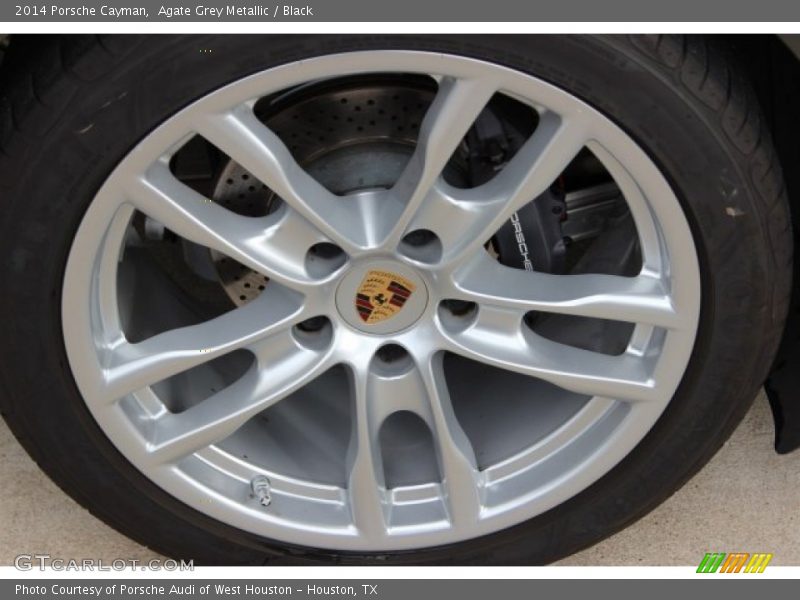 Agate Grey Metallic / Black 2014 Porsche Cayman