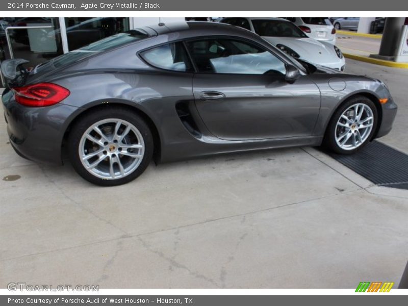 Agate Grey Metallic / Black 2014 Porsche Cayman