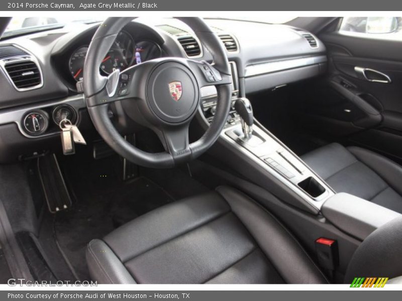 Agate Grey Metallic / Black 2014 Porsche Cayman