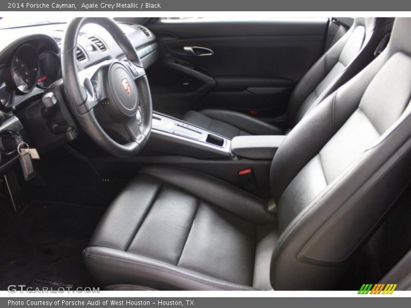 Agate Grey Metallic / Black 2014 Porsche Cayman