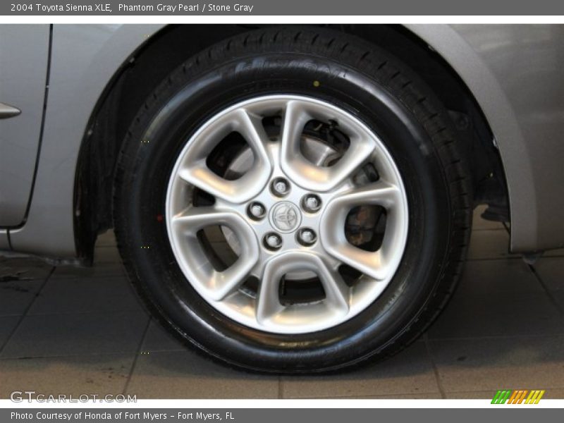 Phantom Gray Pearl / Stone Gray 2004 Toyota Sienna XLE