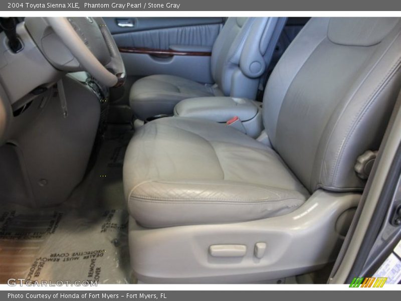 Phantom Gray Pearl / Stone Gray 2004 Toyota Sienna XLE