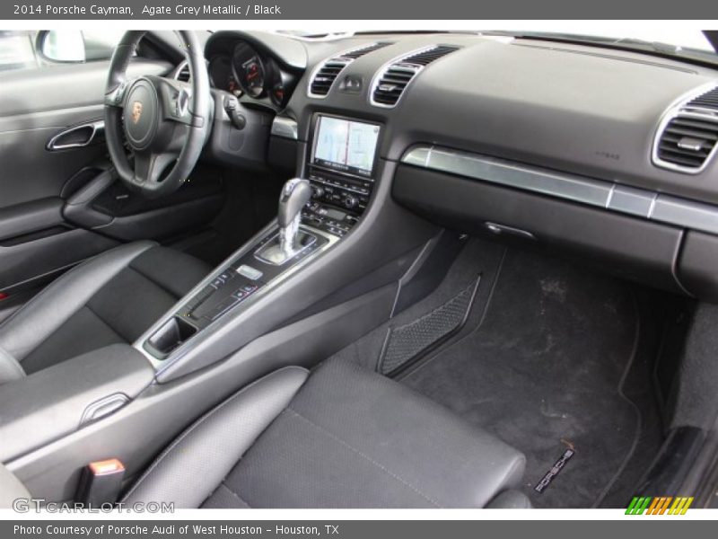 Agate Grey Metallic / Black 2014 Porsche Cayman