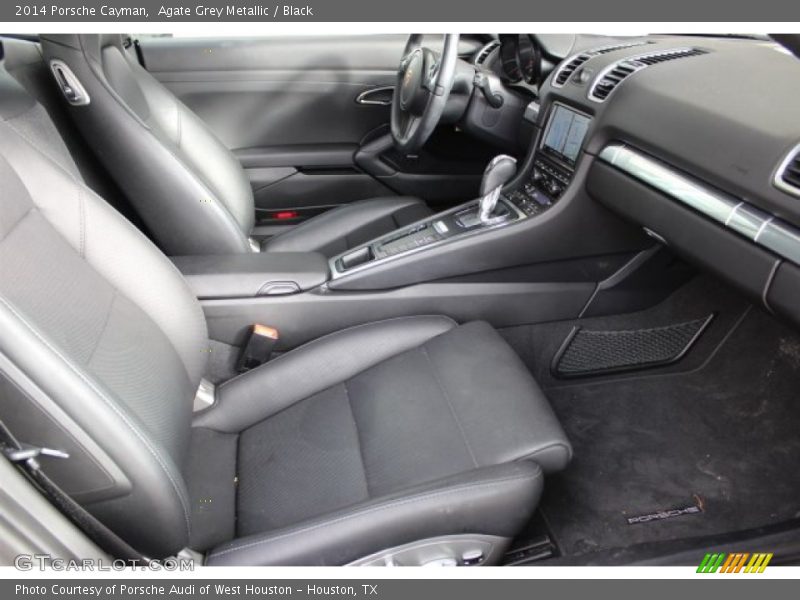 Agate Grey Metallic / Black 2014 Porsche Cayman