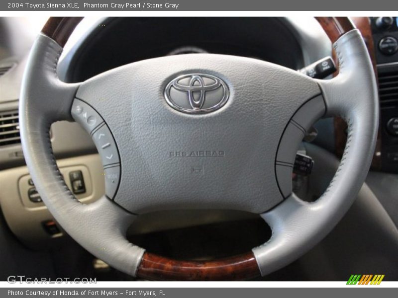 Phantom Gray Pearl / Stone Gray 2004 Toyota Sienna XLE