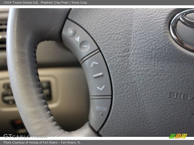 Phantom Gray Pearl / Stone Gray 2004 Toyota Sienna XLE