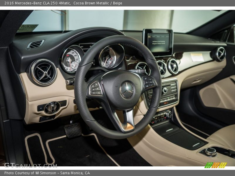 Cocoa Brown Metallic / Beige 2016 Mercedes-Benz CLA 250 4Matic