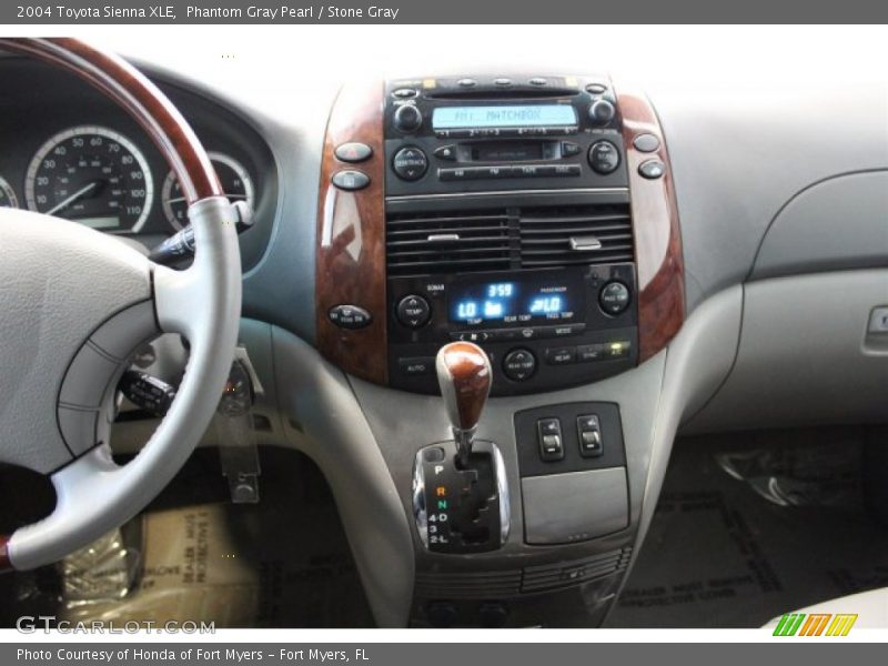 Phantom Gray Pearl / Stone Gray 2004 Toyota Sienna XLE