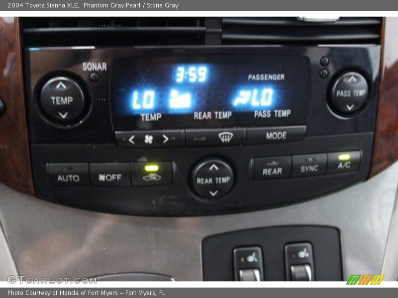 Phantom Gray Pearl / Stone Gray 2004 Toyota Sienna XLE