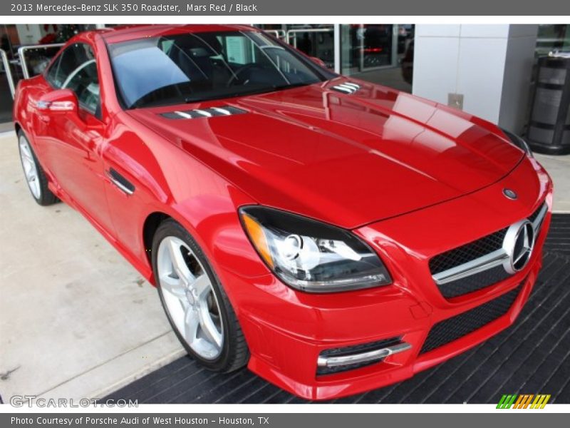 Front 3/4 View of 2013 SLK 350 Roadster