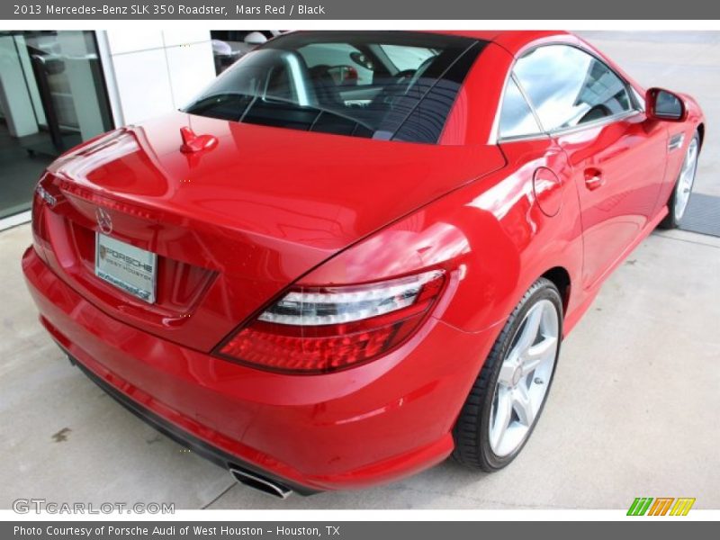 Mars Red / Black 2013 Mercedes-Benz SLK 350 Roadster